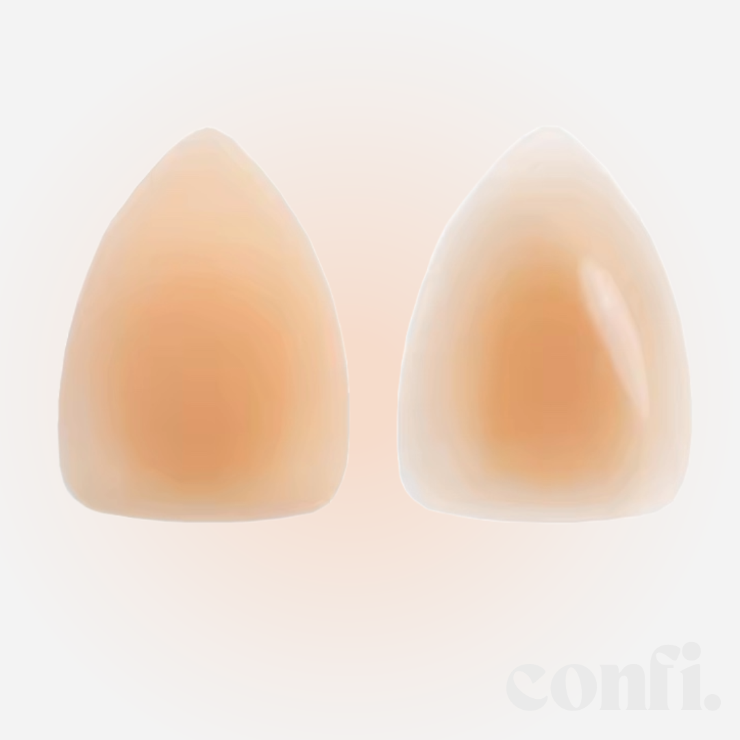 Self-Adhesive Triangle Nipple Cover in Beige